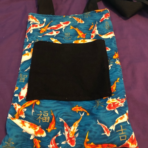 Custom Koi crossbody tote - Picture 2 of 8